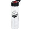 Clear Impact Twist Water Bottle with Two-Tone Flip Straw Lid - 24 oz