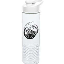 Clear Impact Twist Water Bottle with Flip Carry Lid - 24 oz