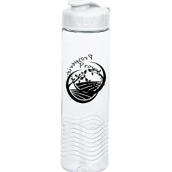Clear Impact Twist Water Bottle with Flip Lid - 24 oz