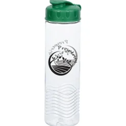 Clear Impact Twist Water Bottle with Flip Lid - 24 oz
