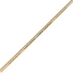 Clear Lacquer Yardstick - 1 1/8 inches x 1/8 inch