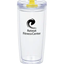 Clearly Acrylic Travel Tumbler - 20 oz