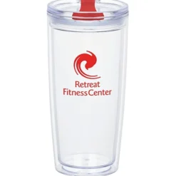 Clearly Acrylic Travel Tumbler - 20 oz