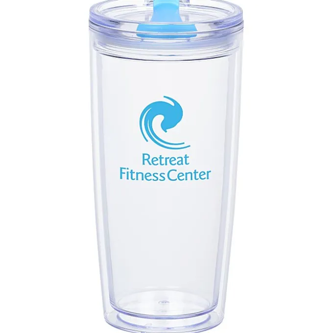 Clearly Acrylic Travel Tumbler - 20 oz