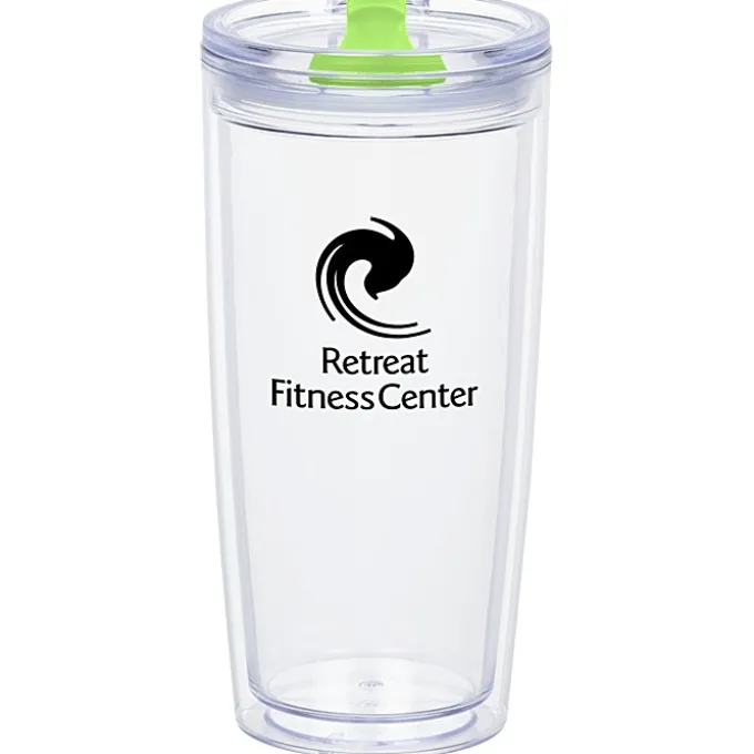 Clearly Acrylic Travel Tumbler - 20 oz