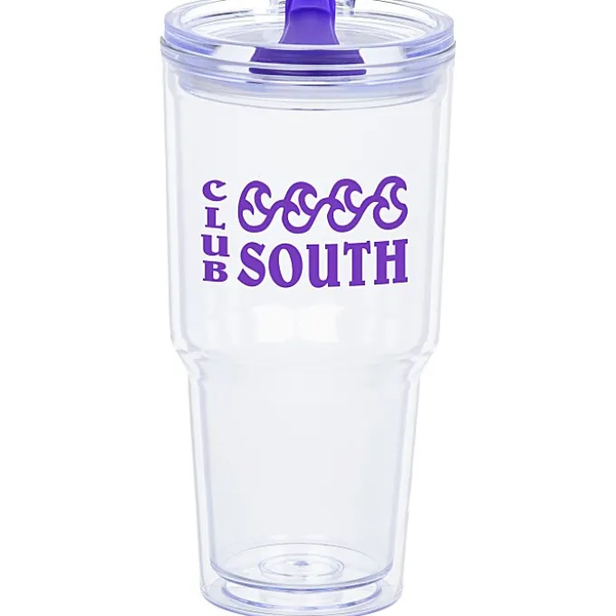 Clearly Acrylic Travel Tumbler - 24 oz