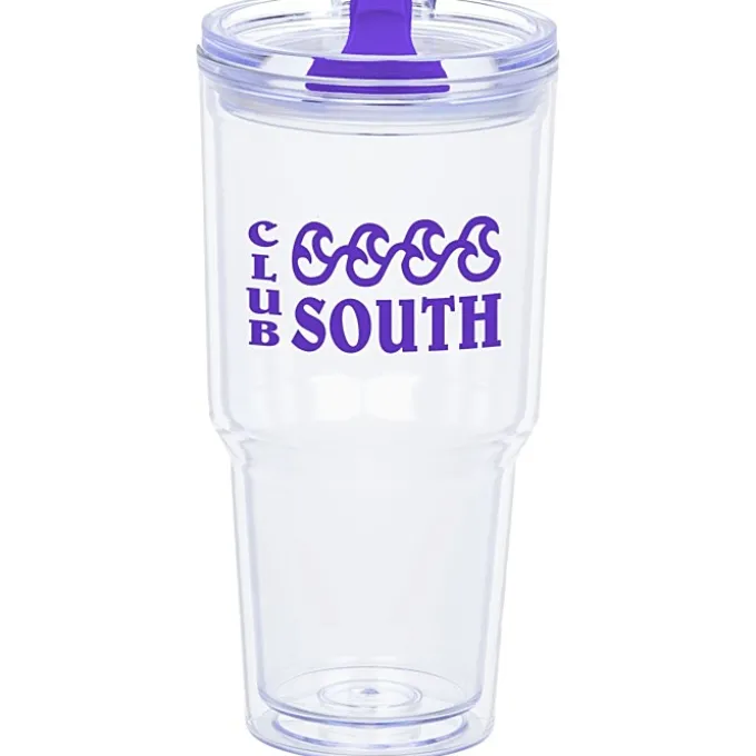 Clearly Acrylic Travel Tumbler - 24 oz