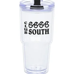 Clearly Acrylic Travel Tumbler - 24 oz