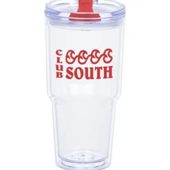 Clearly Acrylic Travel Tumbler - 24 oz