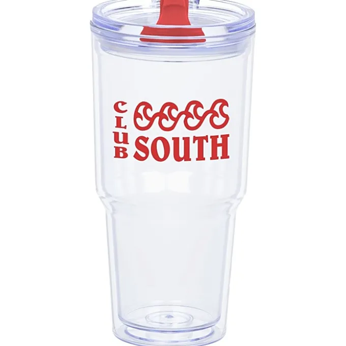 Clearly Acrylic Travel Tumbler - 24 oz
