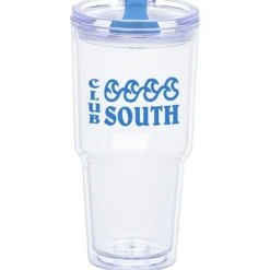 Clearly Acrylic Travel Tumbler - 24 oz