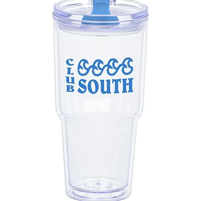 Clearly Acrylic Travel Tumbler - 24 oz