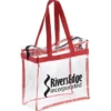 Clear Zippered Box Tote