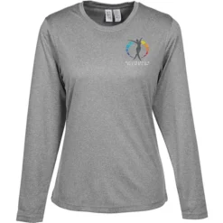 Clique Charge Active LS Tee - Ladies' - Embroidered