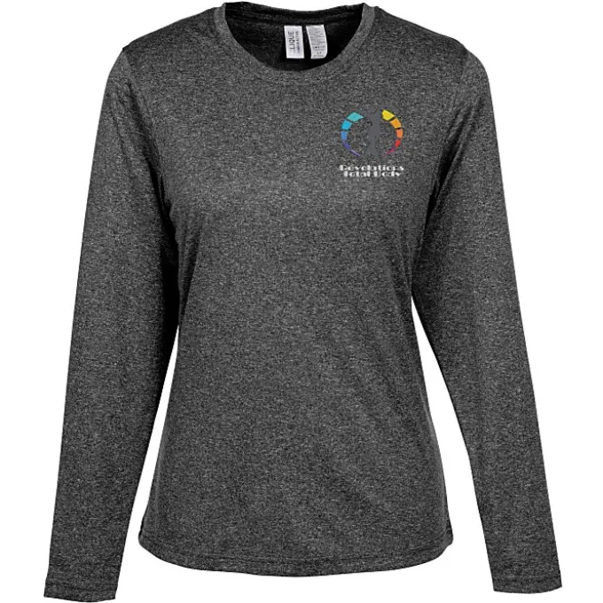 Clique Charge Active LS Tee - Ladies' - Embroidered