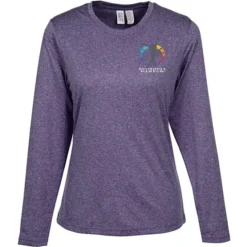 Clique Charge Active LS Tee - Ladies' - Embroidered