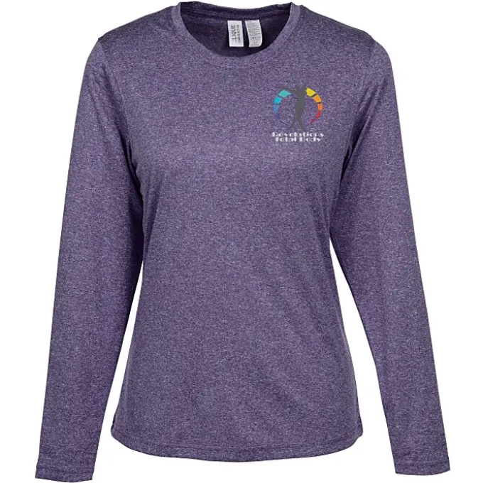 Clique Charge Active LS Tee - Ladies' - Embroidered