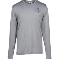 Clique Charge Active LS Tee - Men's - Embroidered