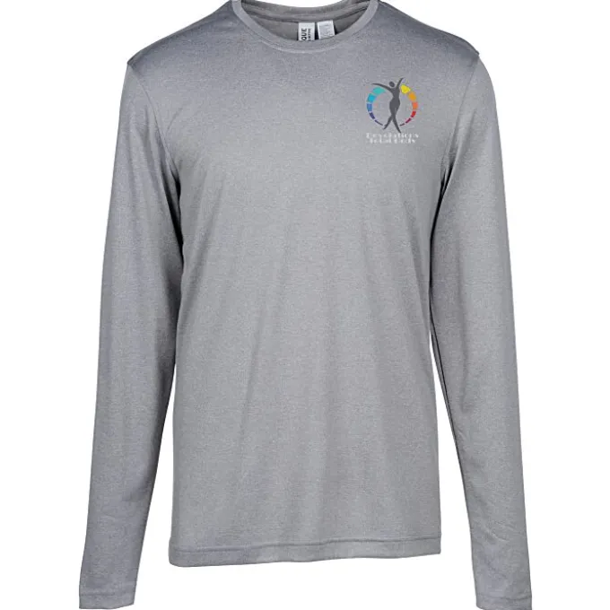 Clique Charge Active LS Tee - Men's - Embroidered