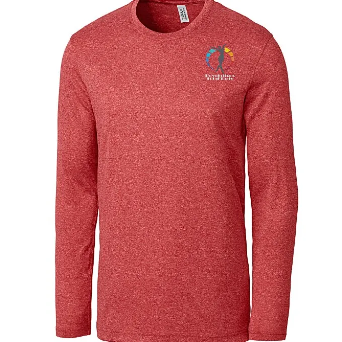 Clique Charge Active LS Tee - Men's - Embroidered