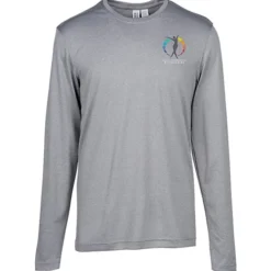 Clique Charge Active LS Tee - Men's - Embroidered