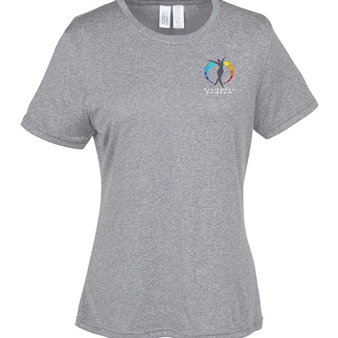 Clique Charge Active Tee - Ladies' - Embroidered