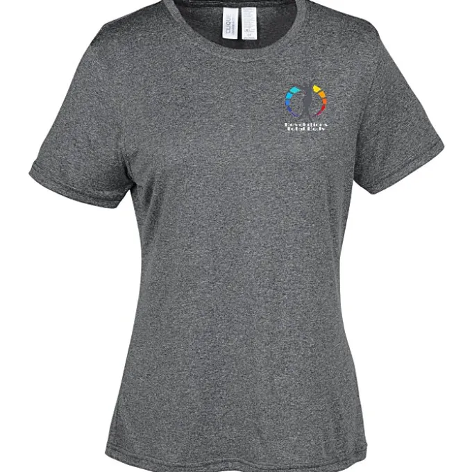 Clique Charge Active Tee - Ladies' - Embroidered