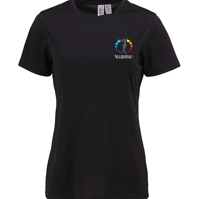 Clique Charge Active Tee - Ladies' - Embroidered