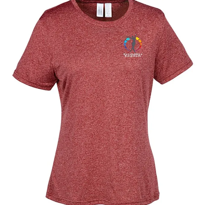 Clique Charge Active Tee - Ladies' - Embroidered