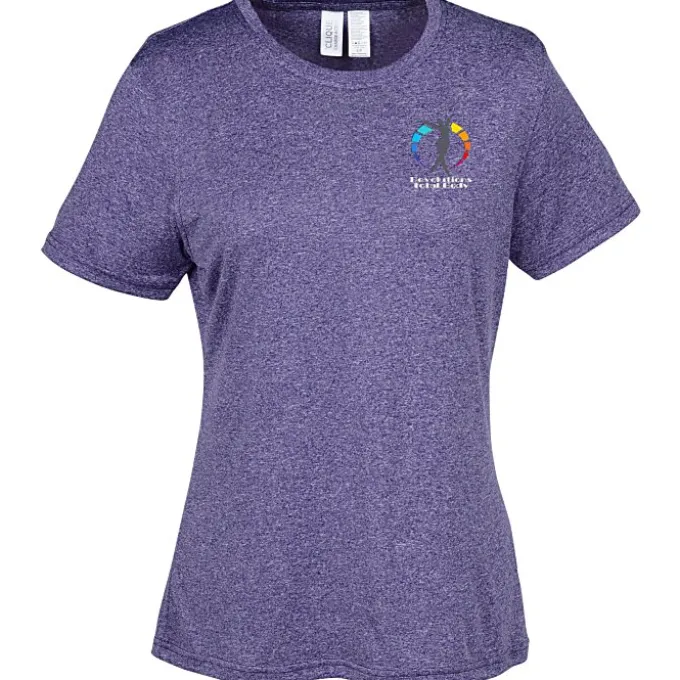 Clique Charge Active Tee - Ladies' - Embroidered