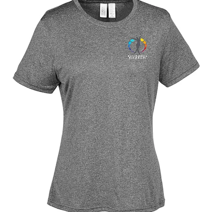 Clique Charge Active Tee - Ladies' - Embroidered