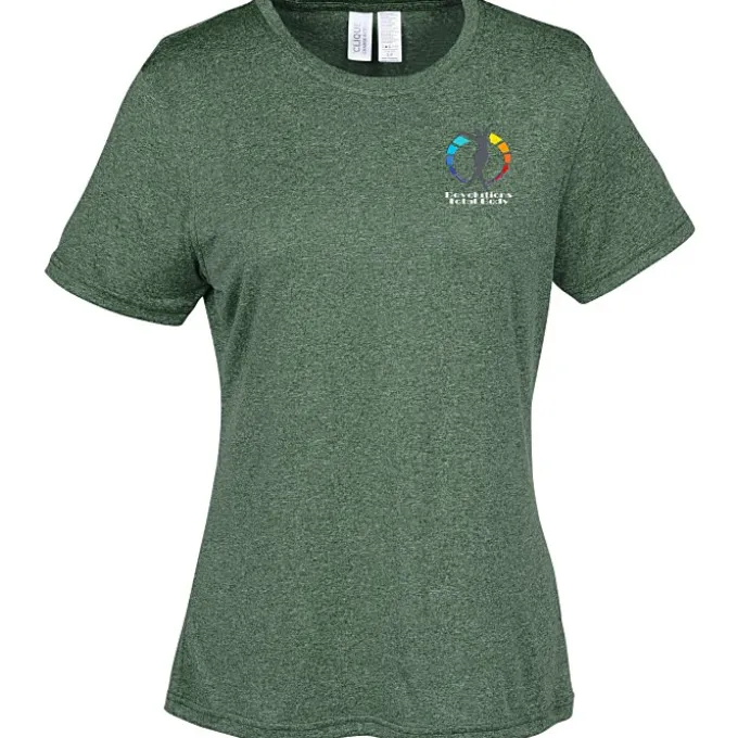 Clique Charge Active Tee - Ladies' - Embroidered