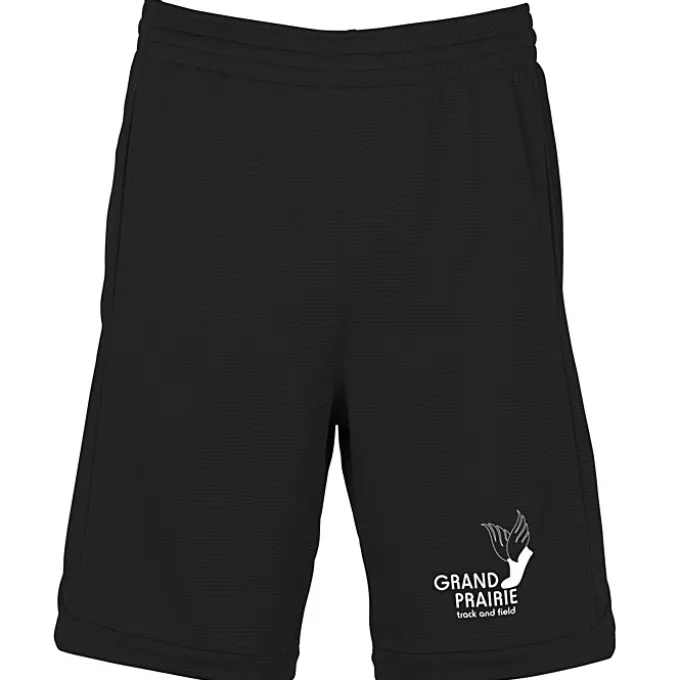 Closed Hole Mesh Shorts With Pockets