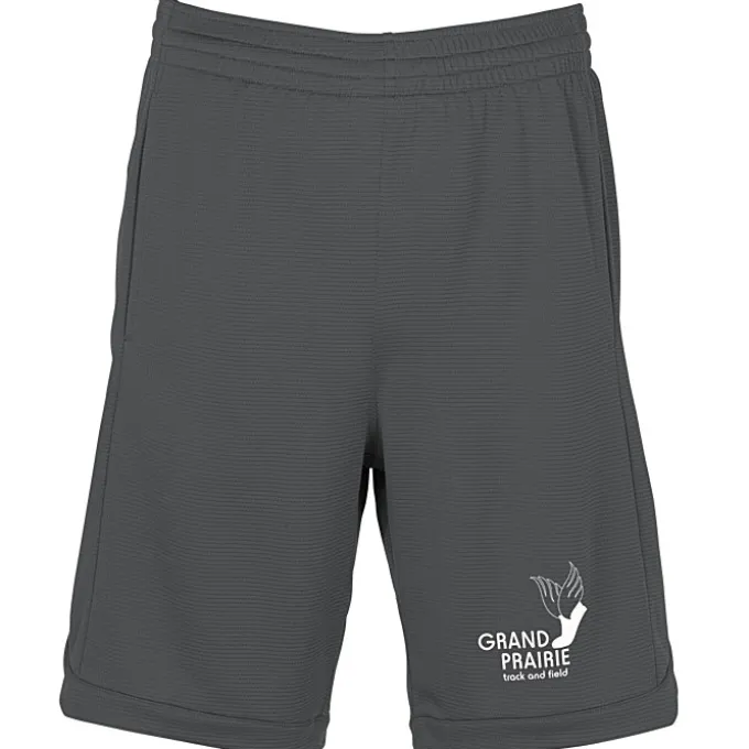 Closed Hole Mesh Shorts With Pockets
