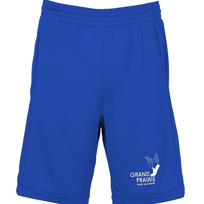 Closed Hole Mesh Shorts With Pockets