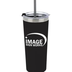 Colma Vacuum Tumbler with Straw - 22 oz - 24 hr