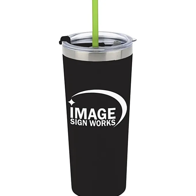 Colma Vacuum Tumbler with Straw - 22 oz - 24 hr