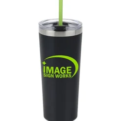 Colma Vacuum Tumbler with Straw - 22 oz - 24 hr