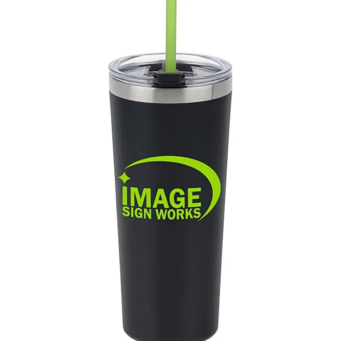 Colma Vacuum Tumbler with Straw - 22 oz - 24 hr