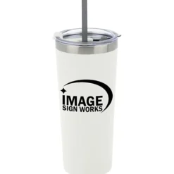 Colma Vacuum Tumbler with Straw - 22 oz - 24 hr