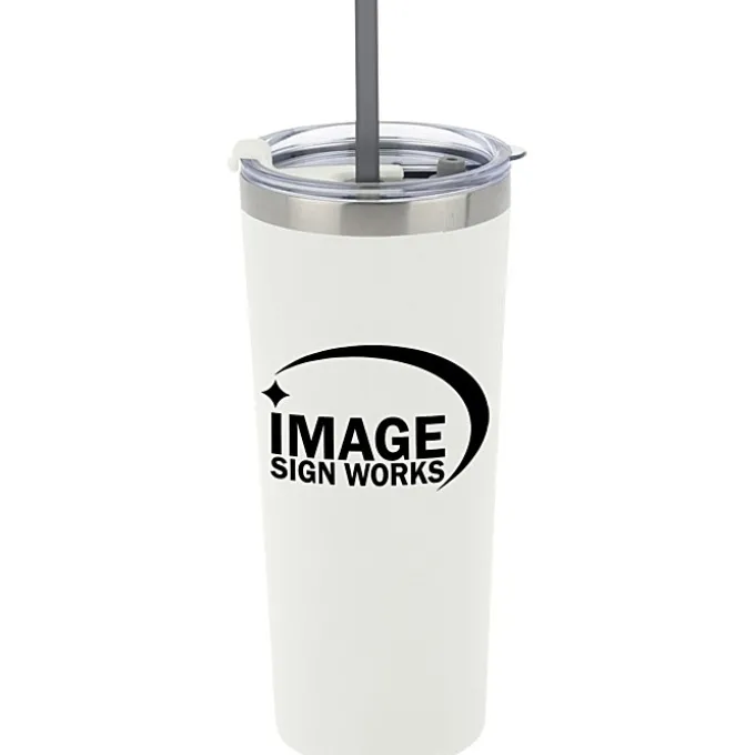 Colma Vacuum Tumbler with Straw - 22 oz - 24 hr