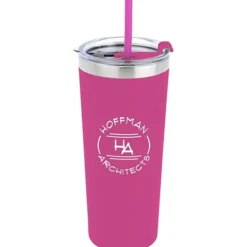 Colma Vacuum Tumbler with Straw - 22 oz - Colors