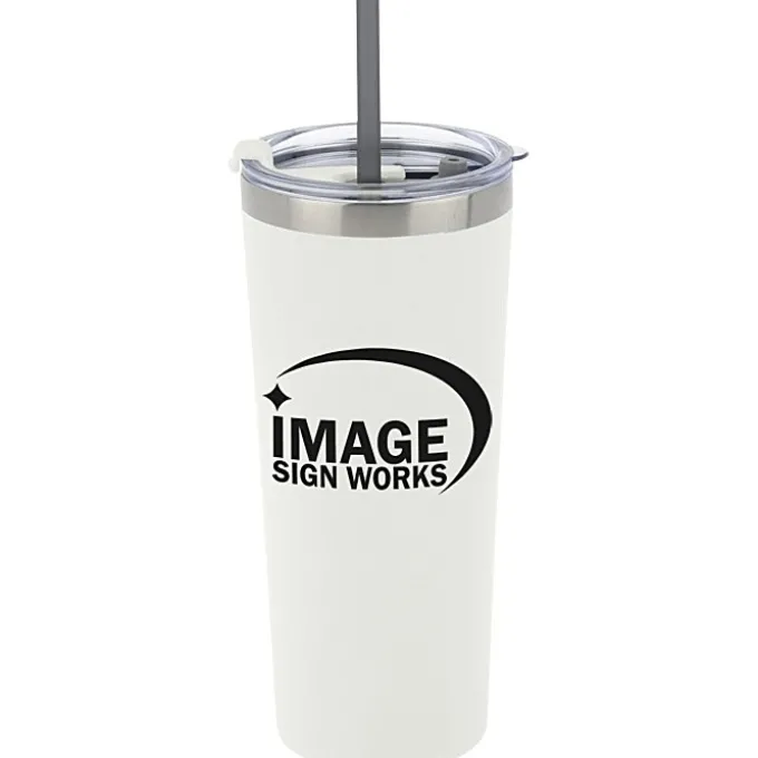 Colma Vacuum Tumbler with Straw - 22 oz