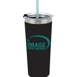 Colma Vacuum Tumbler with Straw - 22 oz