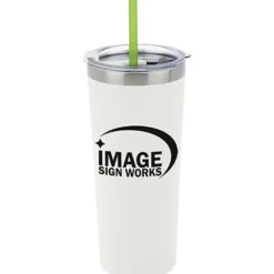Colma Vacuum Tumbler with Straw - 22 oz