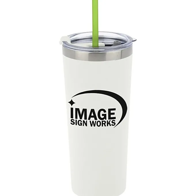 Colma Vacuum Tumbler with Straw - 22 oz