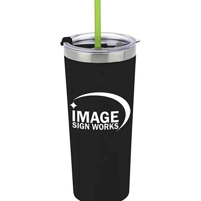 Colma Vacuum Tumbler with Straw - 22 oz
