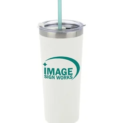 Colma Vacuum Tumbler with Straw - 22 oz