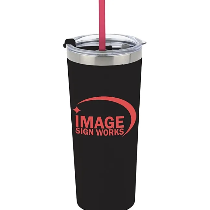 Colma Vacuum Tumbler with Straw - 22 oz