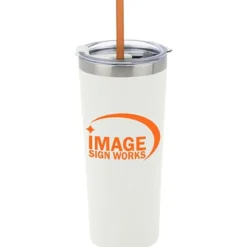 Colma Vacuum Tumbler with Straw - 22 oz